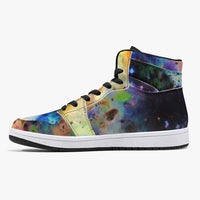 Acolyte Ethos Psychedelic Split-Style High-Top Sneakers