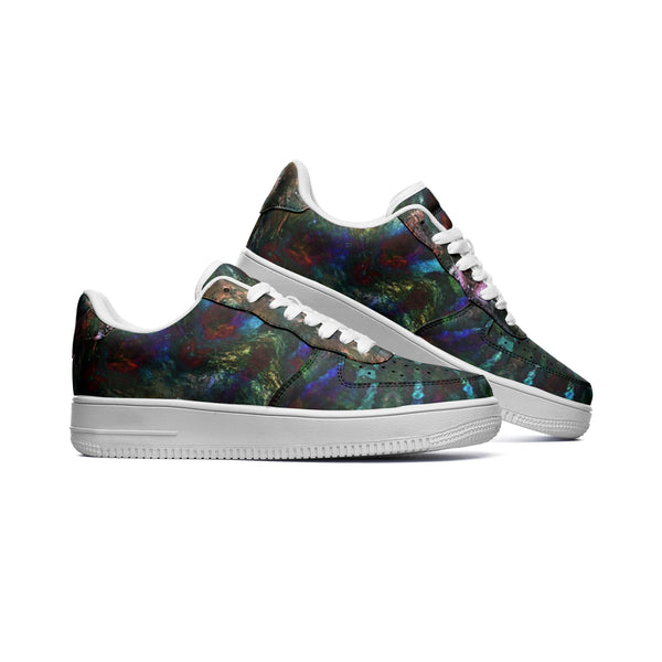 Azule Full-Style Psychedelic Platform Sneakers