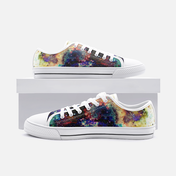 Lucien Psychedelic Canvas Low-Tops