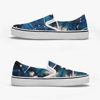 Beacon Split-Style Psychedelic Slip-On Shoes