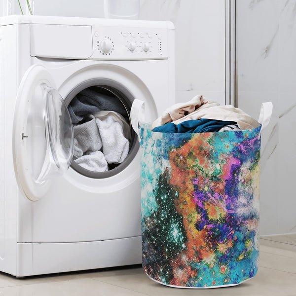 Acquiesce Apothos Round Cloth Laundry Basket