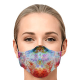 July Psychedelic Adjustable Face Mask (Quantity Discount)