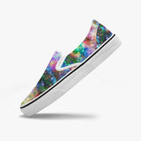 Oriarch Split-Style Psychedelic Slip-On Shoes