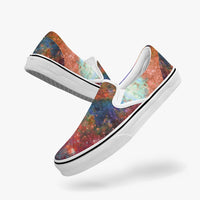 Fortuna Split-Style Psychedelic Slip-On Shoes
