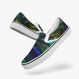 Azule Split-Style Psychedelic Slip-On Shoes