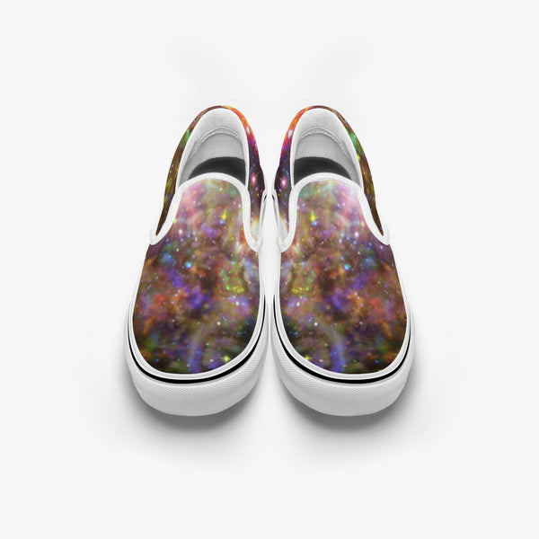 Ilstaag Split-Style Psychedelic Slip-On Shoes