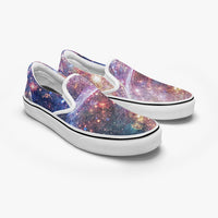 Niari's Shadow Split-Style Psychedelic Slip-On Shoes
