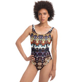 Mammon Psychedelic One Piece Swimsuit