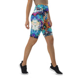 Acquiesce Apothos Psychedelic Pocketed Bike Shorts