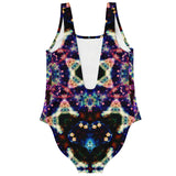 Lyrical Psychedelic One Piece Swimsuit