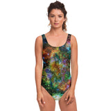 Supernova Psychedelic One Piece Swimsuit