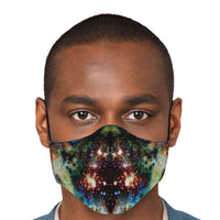 Ishtar Crescent Psychedelic Adjustable Face Mask (Quantity Discount)
