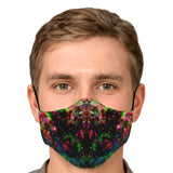 Lucid Fang Psychedelic Adjustable Face Mask (Quantity Discount)