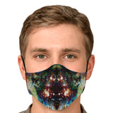 Ishtar Crescent Psychedelic Adjustable Face Mask (Quantity Discount)