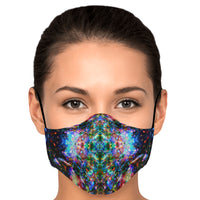Oriarch Crescent Psychedelic Adjustable Face Mask (Quantity Discount)