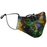 Supernova Psychedelic Adjustable Face Mask (Quantity Discount)