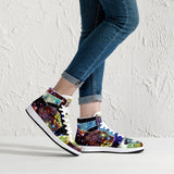 Valhalla Psychedelic Split-Style High-Top Sneakers