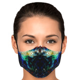 Ishtar Fang Psychedelic Adjustable Face Mask (Quantity Discount)