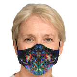 Oriarch Crown Psychedelic Adjustable Face Mask (Quantity Discount)