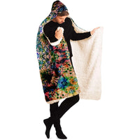 Celestial Wobble Collection Hooded Blanket - Heady & Handmade