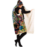 Celestial Wobble Collection Hooded Blanket - Heady & Handmade