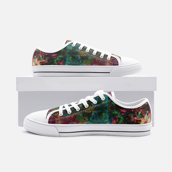 Lucid Psychedelic Canvas Low-Tops