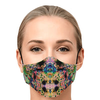 Lurian Wobble Psychedelic Adjustable Face Mask (Quantity Discount)