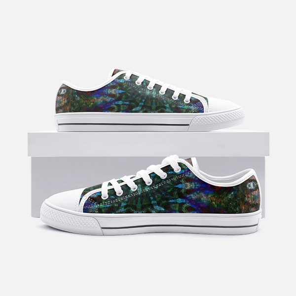 Azule Psychedelic Canvas Low-Tops
