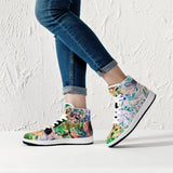Lurian Wobble Psychedelic Split-Style High-Top Sneakers