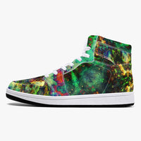 Xerxes Psychedelic Split-Style High-Top Sneakers