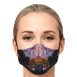 Niari's Shade Psychedelic Adjustable Face Mask (Quantity Discount)
