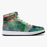 Lucid Psychedelic Split-Style High-Top Sneakers