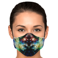 Ishtar Crown Psychedelic Adjustable Face Mask (Quantity Discount)