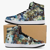 Lunix Psychedelic Split-Style High-Top Sneakers