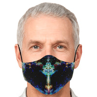 Acolyte Dark Psychedelic Adjustable Face Mask (Quantity Discount)