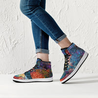 Fortuna Psychedelic Split-Style High-Top Sneakers