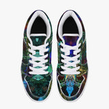 Azule Psychedelic Split-Style Low-Top Sneakers