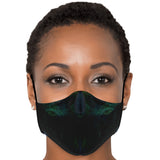 Pandora Crescent Psychedelic Adjustable Face Mask (Quantity Discount)