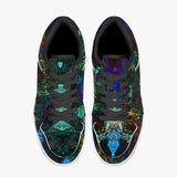 Azule Psychedelic Split-Style Low-Top Sneakers