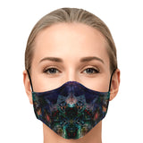 Valendrin Crescent Psychedelic Adjustable Face Mask (Quantity Discount)
