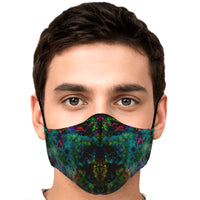 Lucid Crescent Psychedelic Adjustable Face Mask (Quantity Discount)