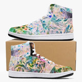 Lurian Wobble Psychedelic Split-Style High-Top Sneakers