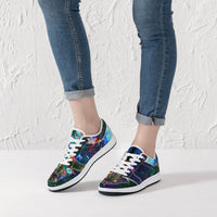 Oriarch Psychedelic Split-Style Low-Top Sneakers
